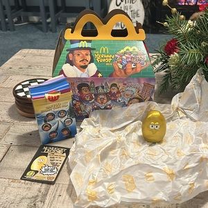 McDonald’s Kerwin Frost Golden Nugget with card, boxes, and packaging